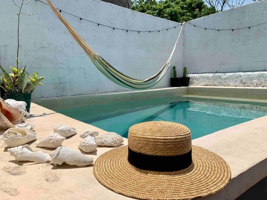 Casita Azul Colonial En El Centro De Merida. ภายนอก รูปภาพ