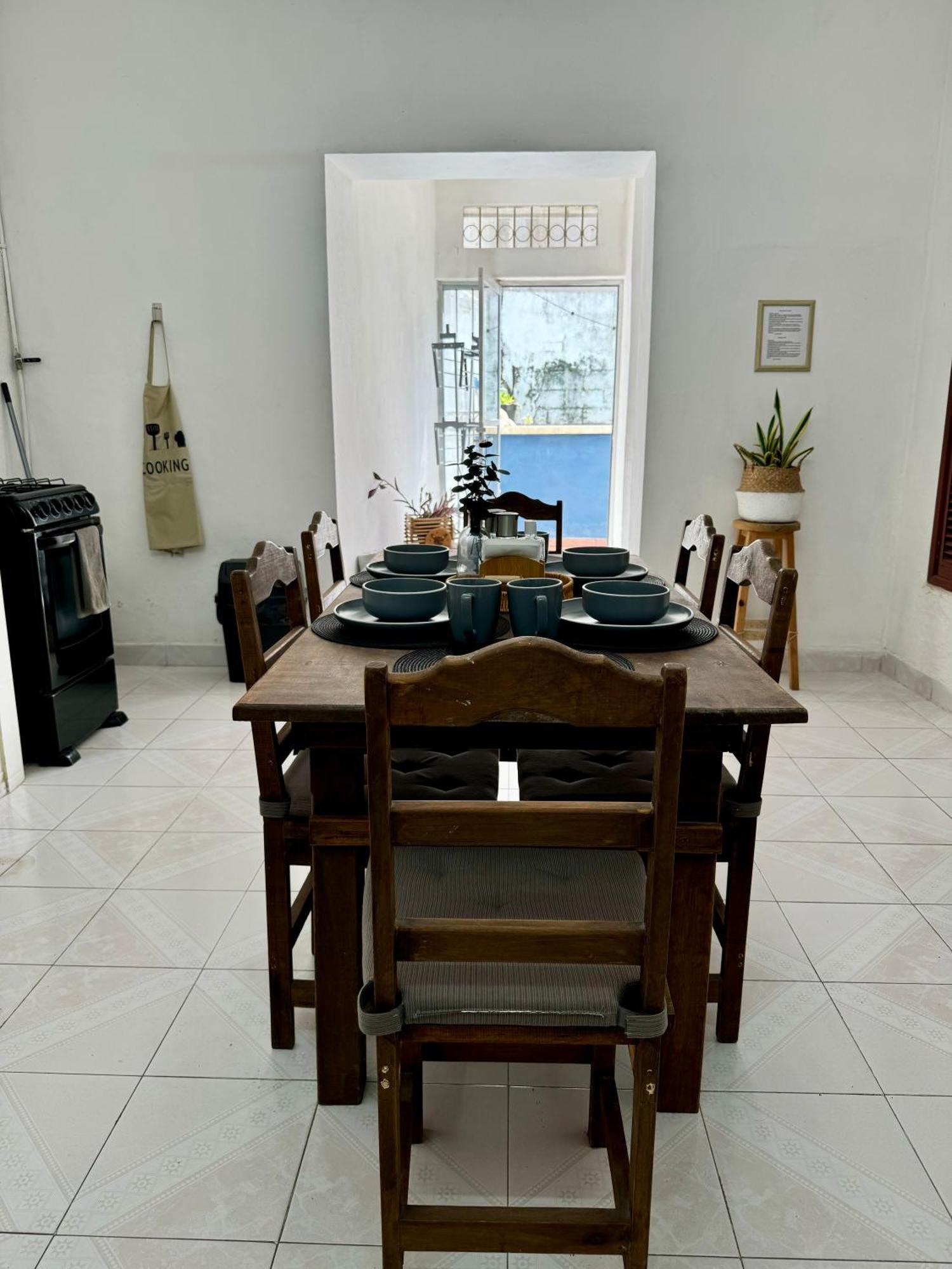 Casita Azul Colonial En El Centro De Merida. ภายนอก รูปภาพ